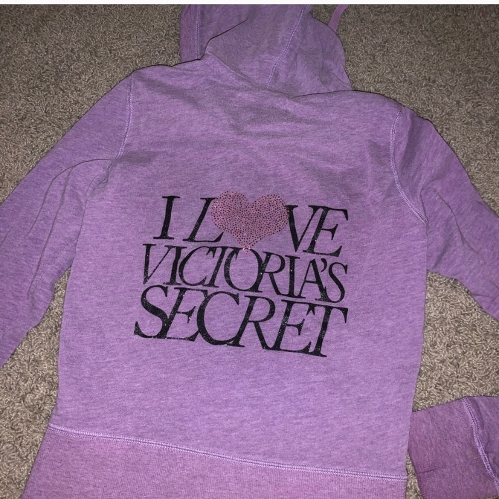 Purple Victoria’s Secret Zip Up